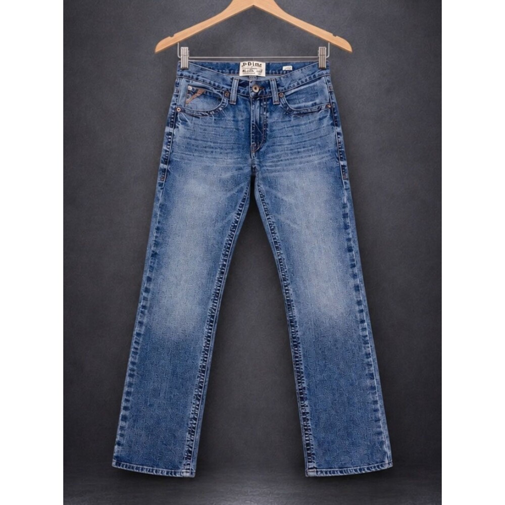 Ariat M4 Relaxed Straight Leg Jeans Men’s 30x36 Medium Wash Stretch EUC